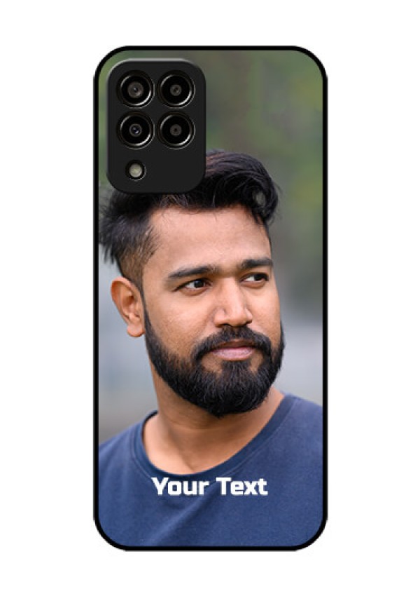 Galaxy m33-5g 5G Glass Mobile Cover: Photo with Text