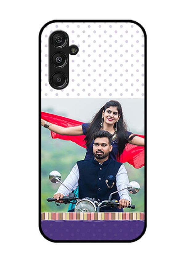 Samsung Galaxy M34 5G Photo Printing on Glass Case - Cute Family Design
