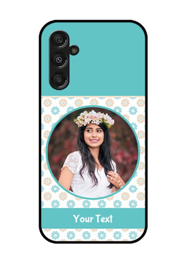 Samsung Galaxy M34 5G Custom Glass Mobile Case - Beautiful Flowers Design