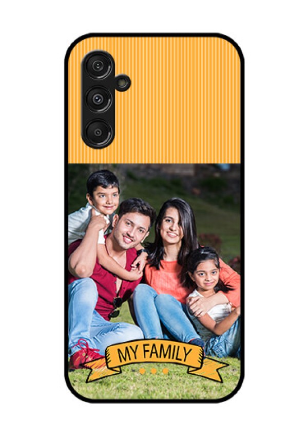 Samsung Galaxy M34 5G Custom Glass Phone Case - My Family Design