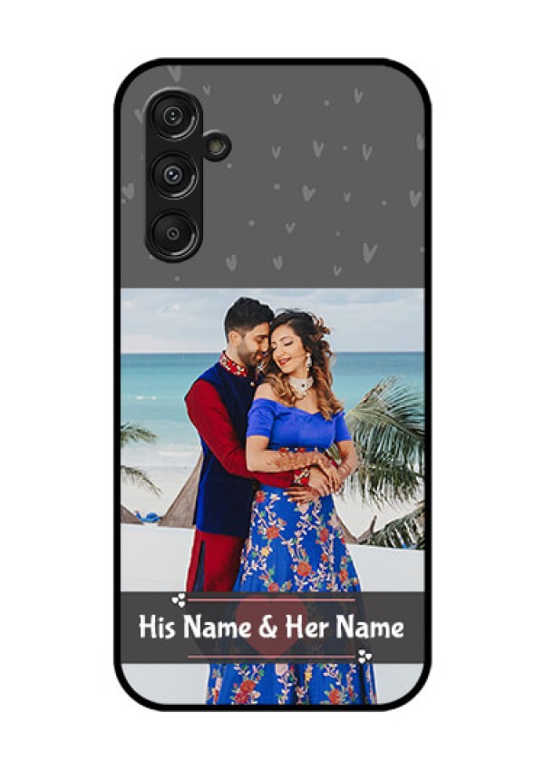 Samsung Galaxy M34 5G Custom Glass Mobile Case - Buy Love Design with Photo Online