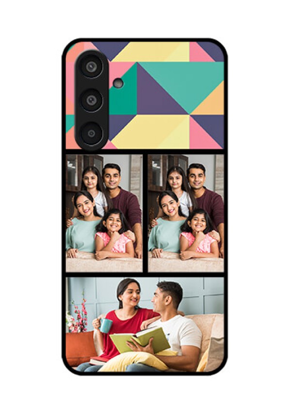 Samsung Galaxy M35 5G Custom Glass Phone CaseBulk Pic Upload Design