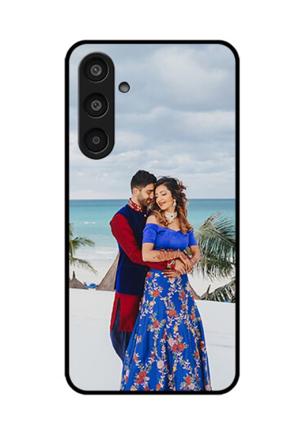 Samsung Galaxy M35 5G Custom Glass Phone CaseUpload Full Picture Design