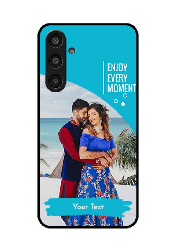 Samsung Galaxy M35 5G Custom Glass Phone CaseHappy Moment Design