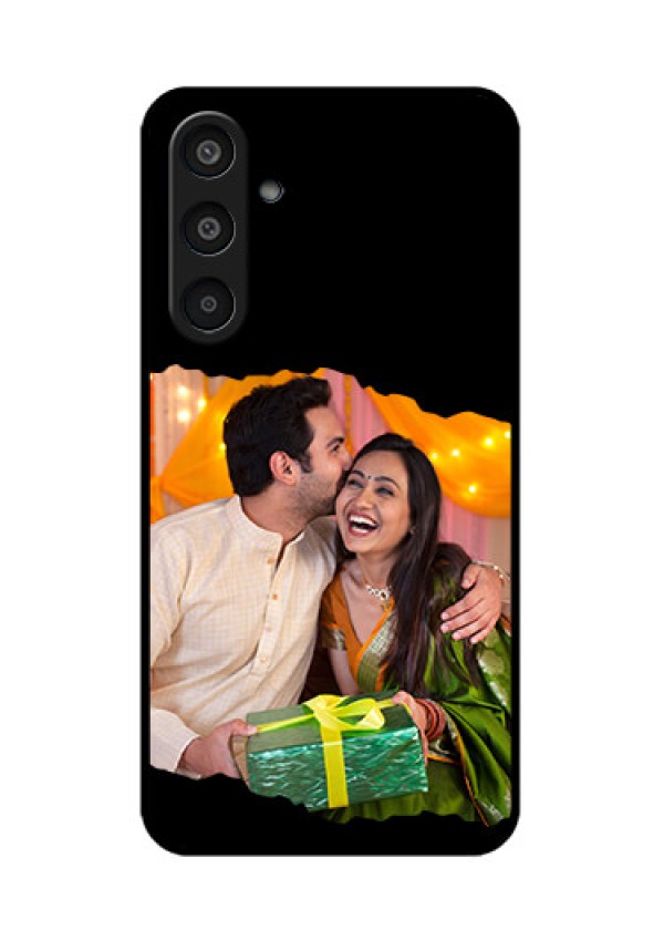 Samsung Galaxy M35 5G Custom Glass Phone CaseTear - Off Design