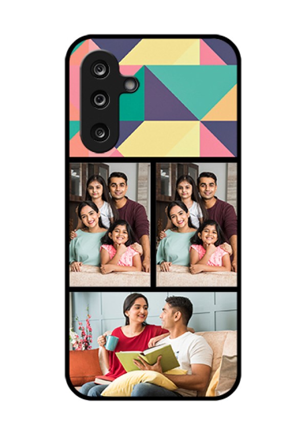 Samsung Galaxy M36 5G Custom Glass Phone Case - Bulk Pic Upload Design