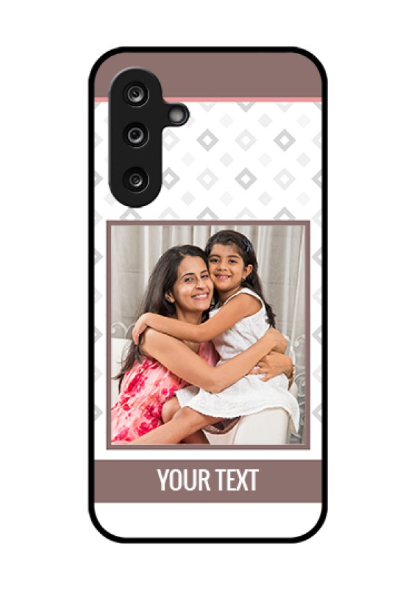 Samsung Galaxy M36 5G Custom Glass Phone Case - Simple Diamond Design