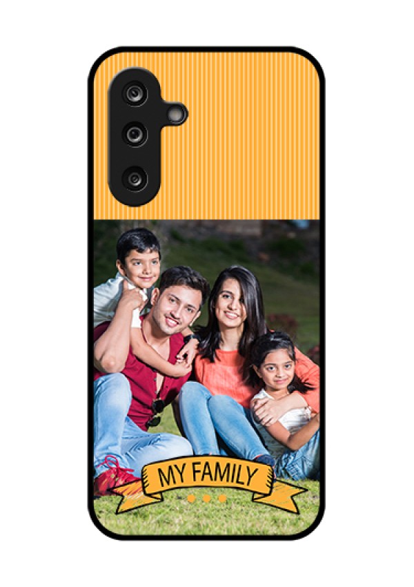 Samsung Galaxy M36 5G Custom Glass Phone Case - My Family Design