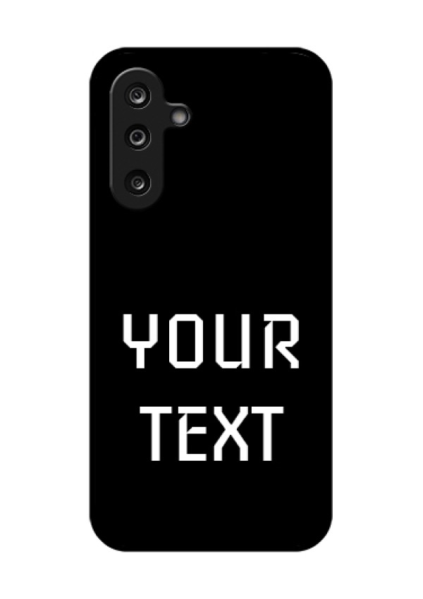 Samsung Galaxy M36 5G Custom Glass Phone Case - Your Name Design