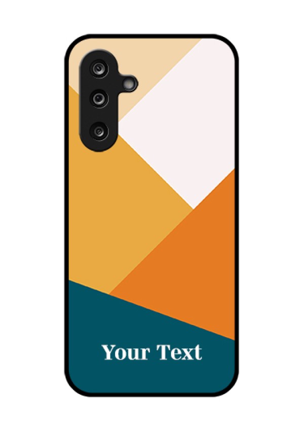 Samsung Galaxy M36 5G Custom Glass Phone Case - Stacked Multi - Colour Design
