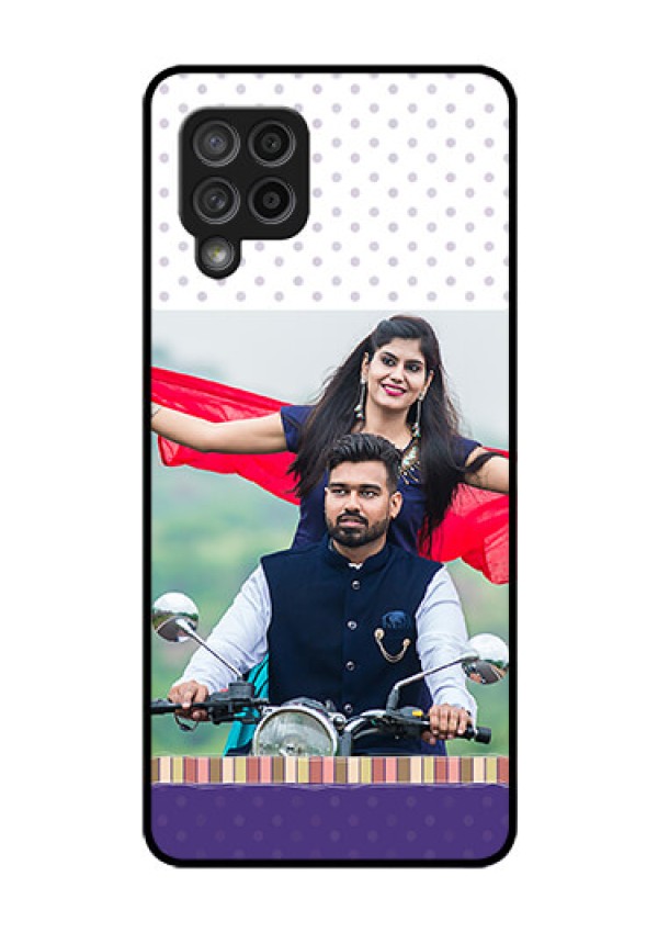 Galaxy M42 5G Photo Printing on Glass Case - Cute Family Design