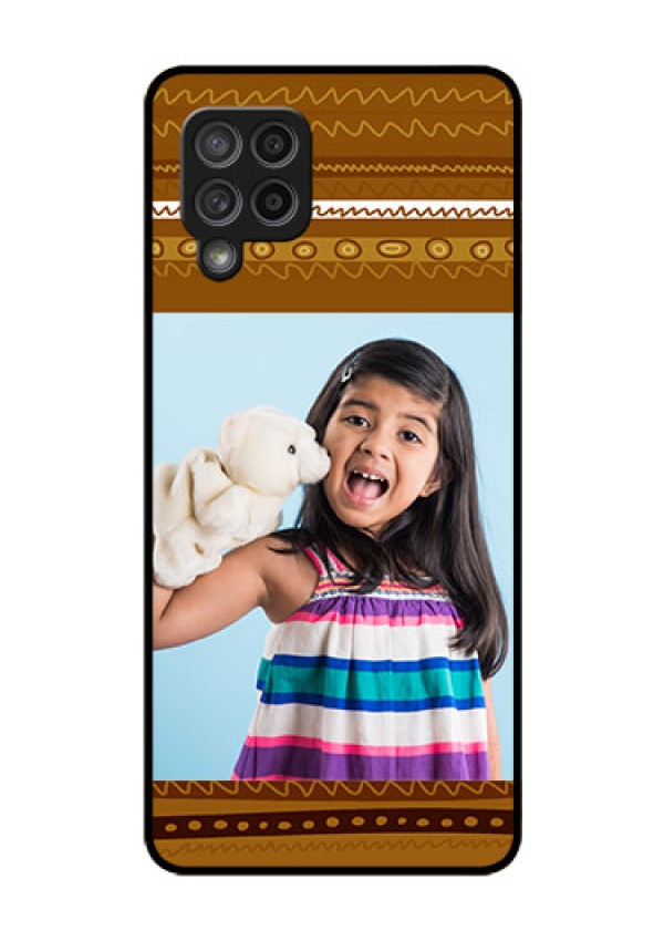 Galaxy M42 5G Custom Glass Phone Case - Friends Picture Upload Design 