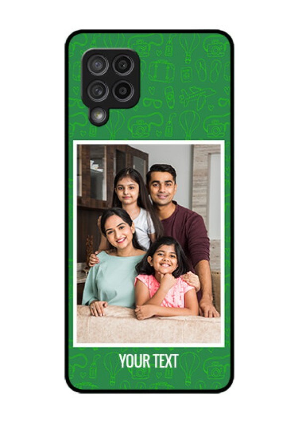 Galaxy M42 5G Personalized Glass Phone Case - Picture Upload Design