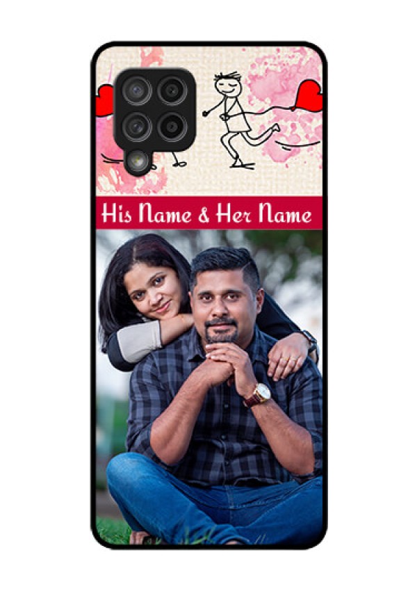 Galaxy M42 5G Photo Printing on Glass Case - You and Me Case Design
