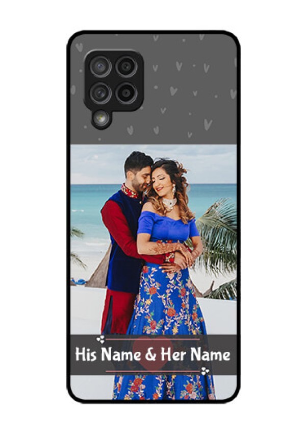 Galaxy M42 5G Custom Glass Mobile Case - Buy Love Design with Photo Online