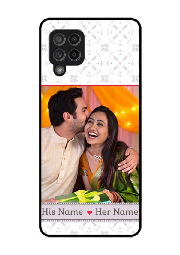 Galaxy M42 5G Custom Glass Mobile Case - with Photo and Ethnic Design