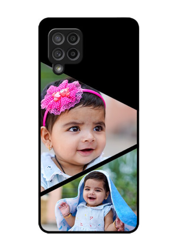Galaxy M42 5G Custom Glass Phone Case - Semi Cut Design