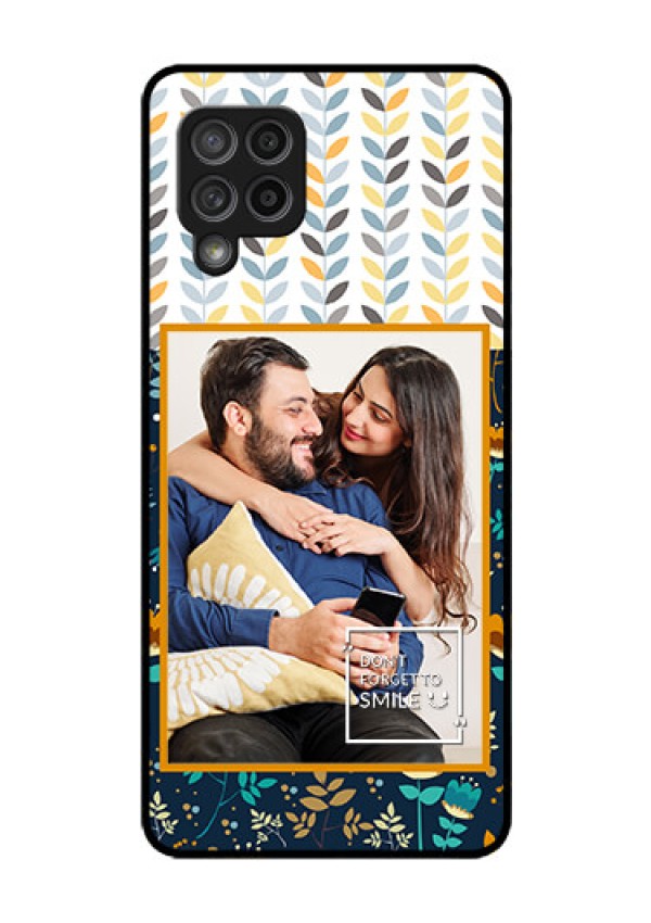 Galaxy M42 5G Custom Glass Mobile Case - Pattern Design