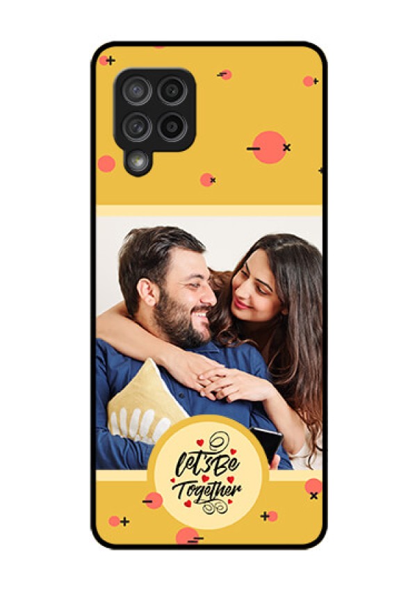 Galaxy M42 5G Photo Printing on Glass Case - Lets be Together Design