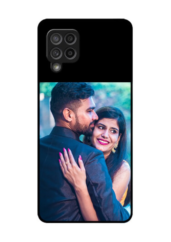 Galaxy M42 5G Custom Glass Phone Case - Upload Full Picture With Custom Color Design