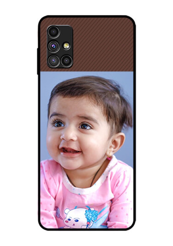 Galaxy M51 Custom Glass Mobile Case  - Elegant Case Design