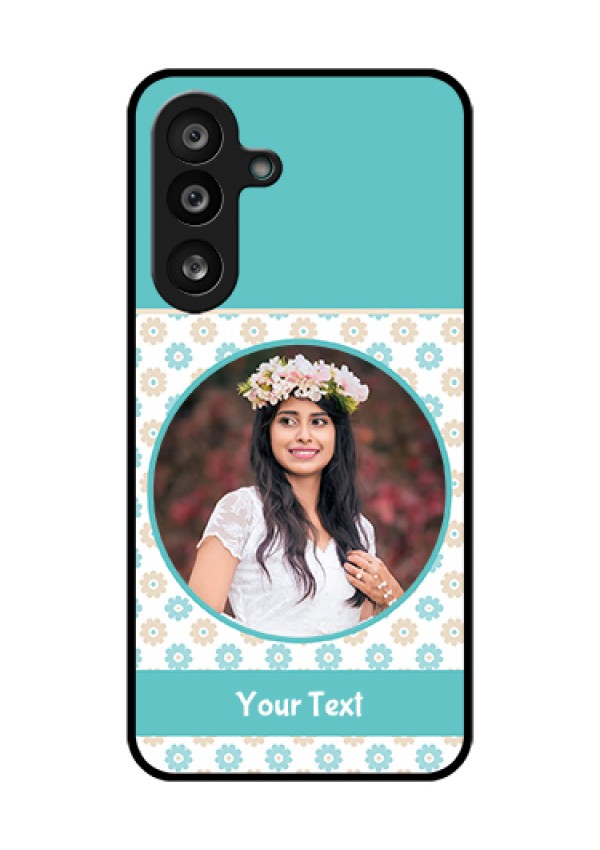Samsung Galaxy M56 5G Custom Glass Phone Case - Beautiful Flowers Design