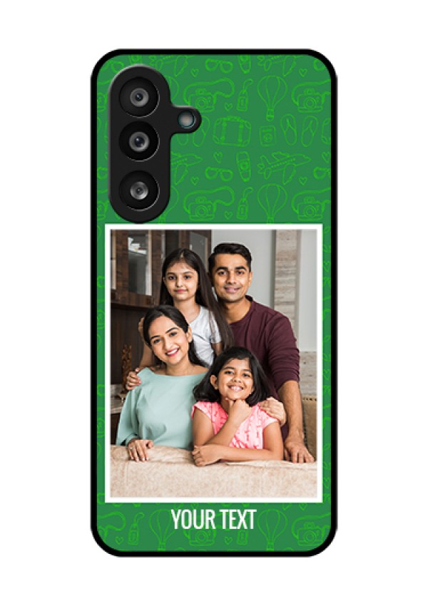 Samsung Galaxy M56 5G Custom Glass Phone Case - Picture Upload Design
