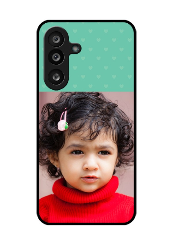 Samsung Galaxy M56 5G Custom Glass Phone Case - Lovers Picture Design