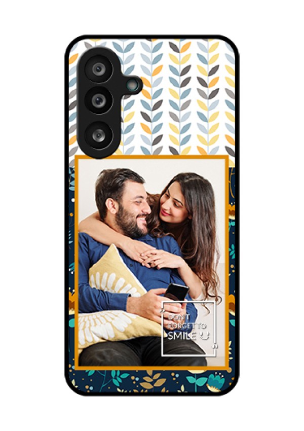 Samsung Galaxy M56 5G Custom Glass Phone Case - Pattern Design