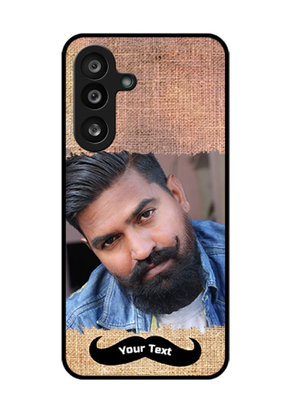 Samsung Galaxy M56 5G Custom Glass Phone Case - With Texture Design