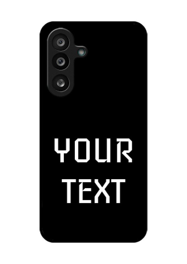 Samsung Galaxy M56 5G Custom Glass Phone Case - Your Name Design