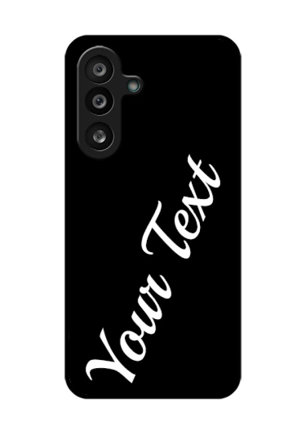 Samsung Galaxy M56 5G Custom Glass Phone Case - With Your Name Design