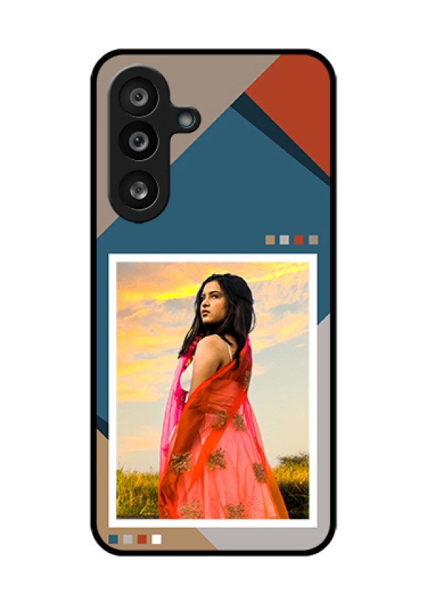 Samsung Galaxy M56 5G Custom Glass Phone Case - Retro Color Pallet Design