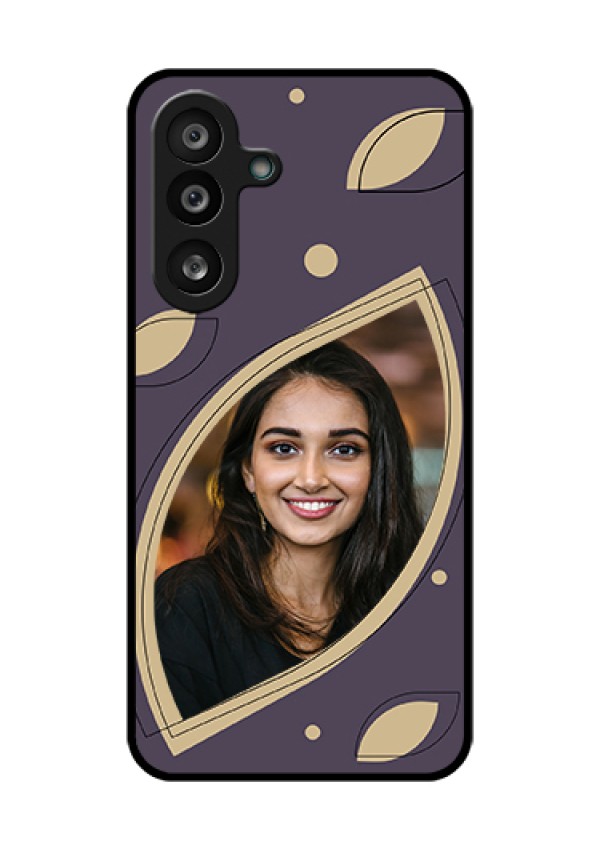 Samsung Galaxy M56 5G Custom Glass Phone Case - Falling Leaf Design