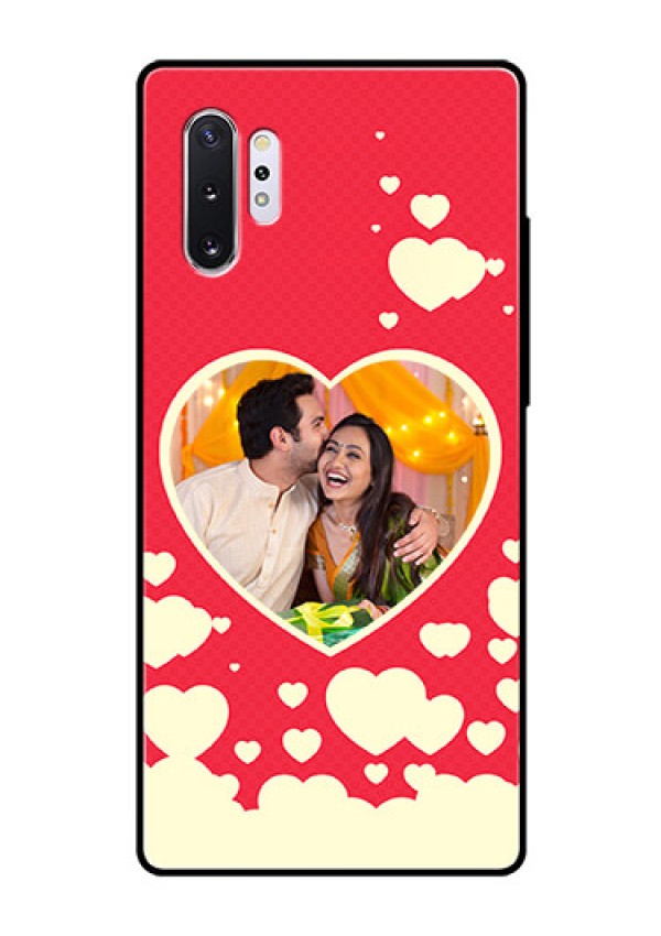 Samsung Galaxy Note 10 Plus Custom Glass Mobile Case  - Love Symbols Phone Cover Design