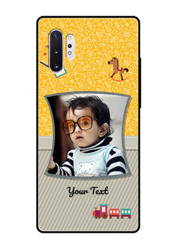Samsung Galaxy Note 10 Plus Personalized Glass Phone Case  - Baby Picture Upload Design