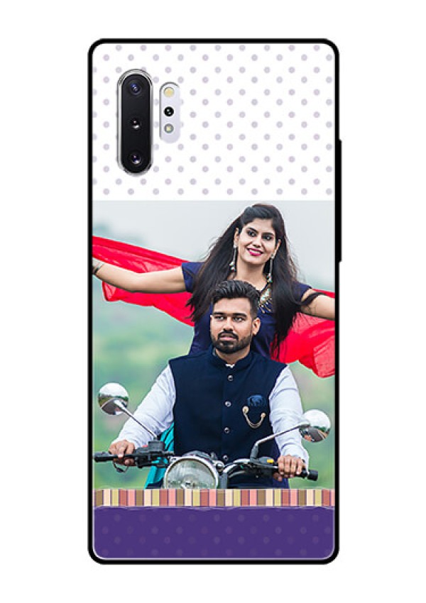 Samsung Galaxy Note 10 Plus Photo Printing on Glass Case  - Cute Family Design