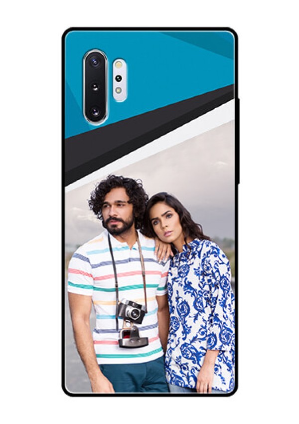 Samsung Galaxy Note 10 Plus Photo Printing on Glass Case  - Simple Pattern Photo Upload Design