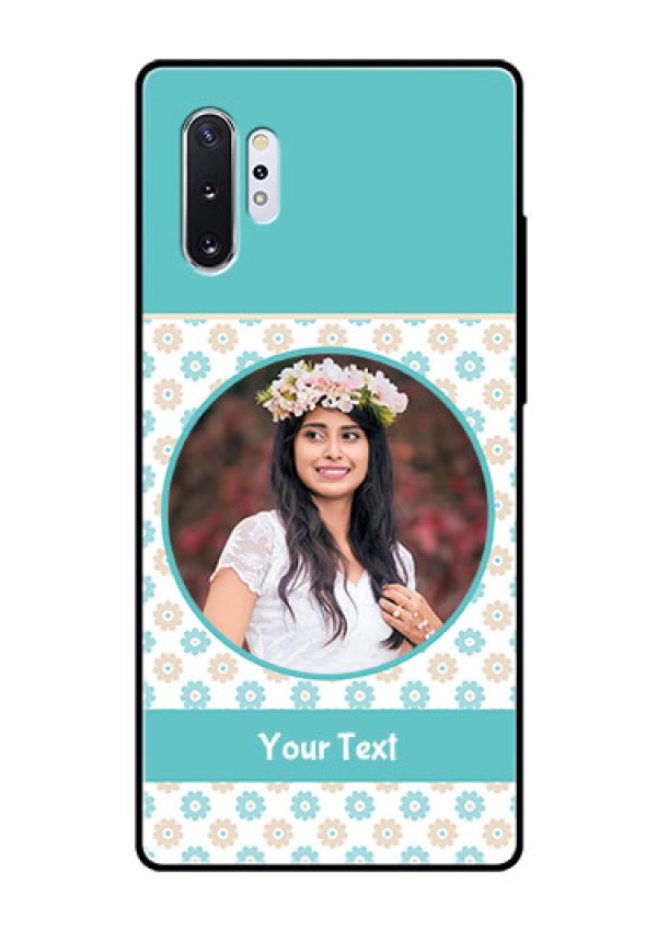Samsung Galaxy Note 10 Plus Custom Glass Mobile Case  - Beautiful Flowers Design