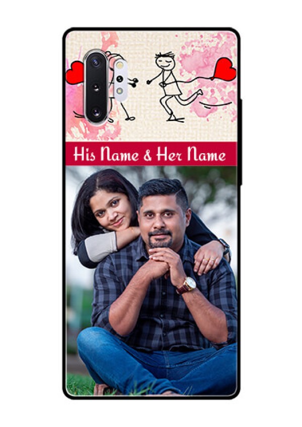Samsung Galaxy Note 10 Plus Photo Printing on Glass Case  - You and Me Case Design