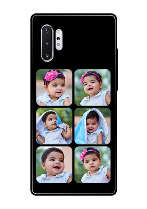 Samsung Galaxy Note 10 Plus Photo Printing on Glass Case  - Multiple Pictures Design