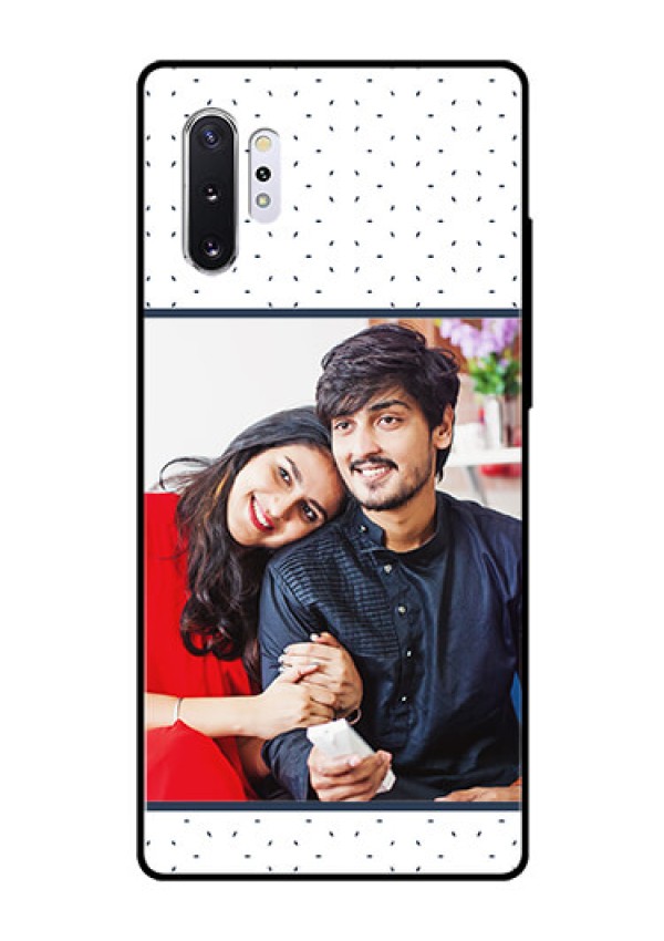 Samsung Galaxy Note 10 Plus Personalized Glass Phone Case  - Premium Dot Design
