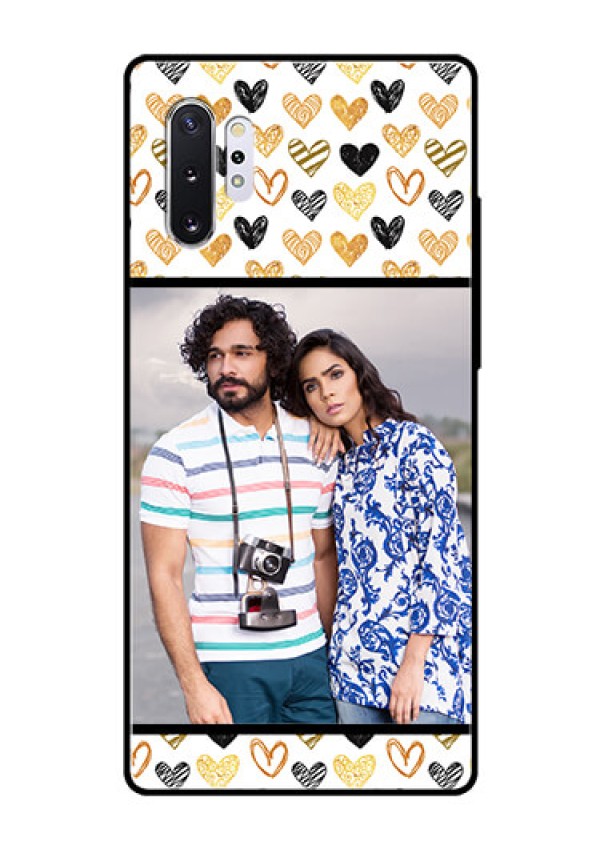 Samsung Galaxy Note 10 Plus Photo Printing on Glass Case  - Love Symbol Design