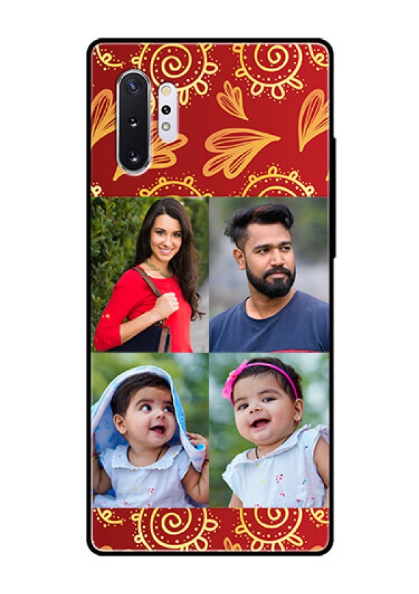 Samsung Galaxy Note 10 Plus Photo Printing on Glass Case  - 4 Image Traditional Design