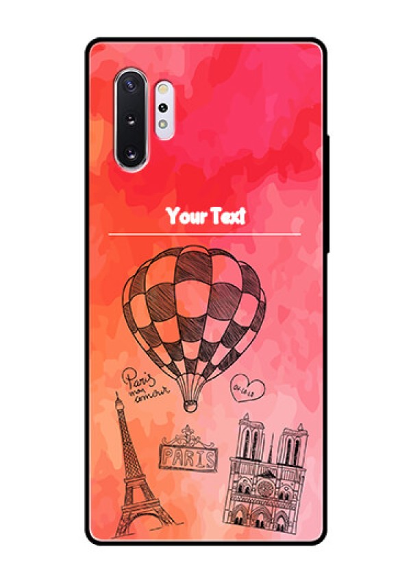 Samsung Galaxy Note 10 Plus Custom Glass Phone Case  - Paris Theme Design