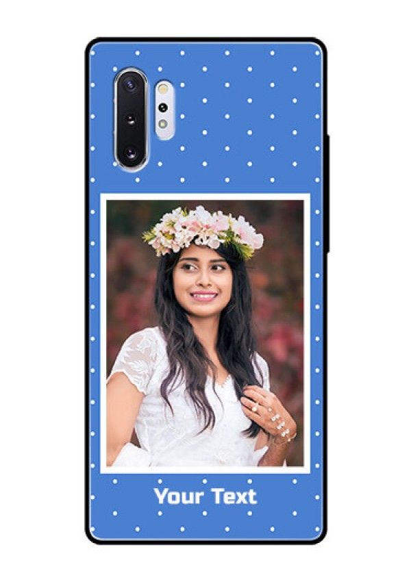 Samsung Galaxy Note 10 Plus Photo Printing on Glass Case  - Polka dots design