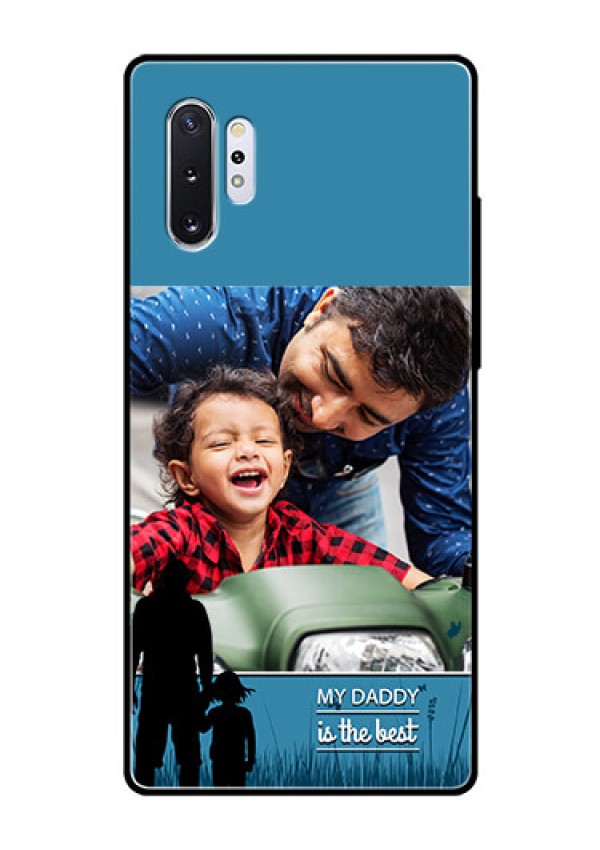Samsung Galaxy Note 10 Plus Custom Glass Mobile Case  - Best dad design 