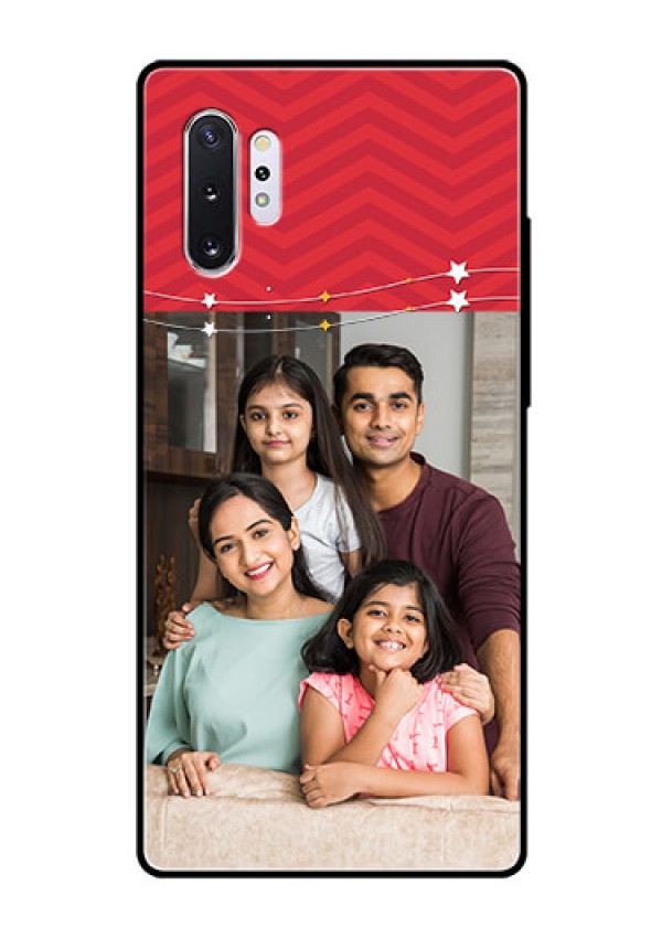 Samsung Galaxy Note 10 Plus Personalized Glass Phone Case  - Happy Family Design