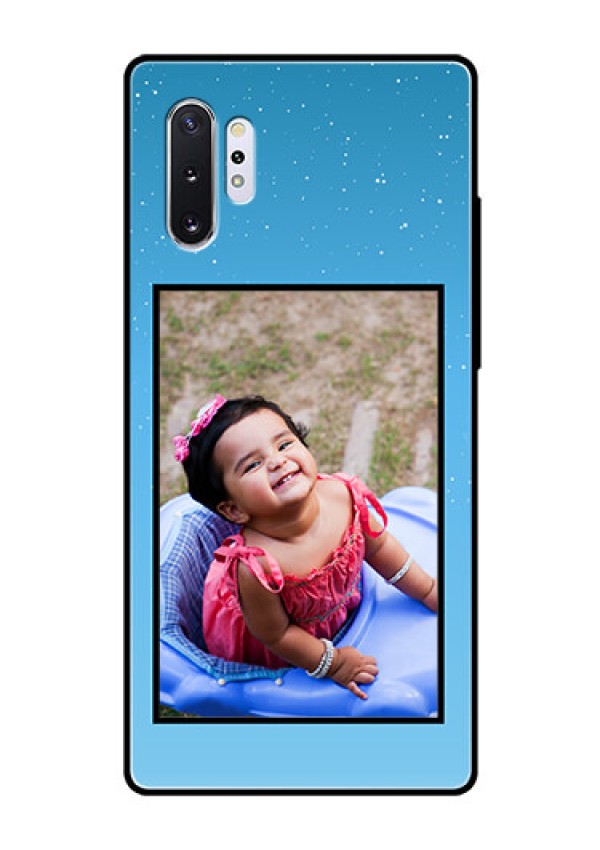 Samsung Galaxy Note 10 Plus Custom Glass Mobile Case  - Wave Pattern Colorful Design