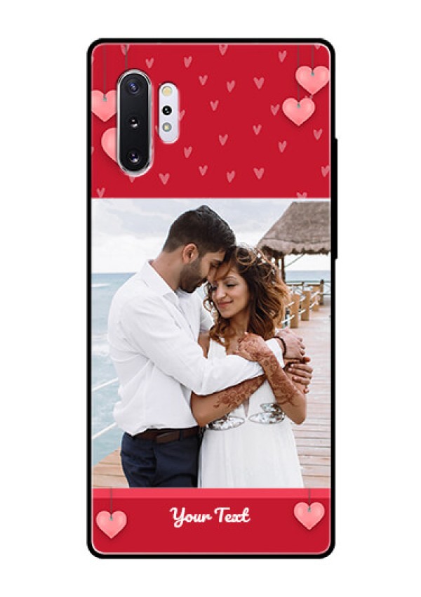 Samsung Galaxy Note 10 Plus Custom Glass Phone Case  - Valentines Day Design